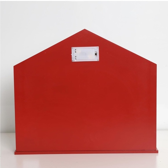 Extra-Large Wooden Advent Calendar with LED Lights. New With Box.17.42"L x 2.6"W - Picture 7 of 10